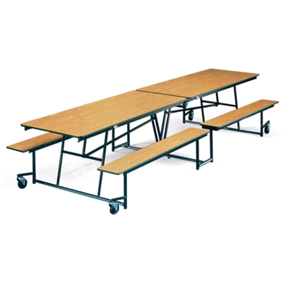 12' Fold and Roll Table-Bench