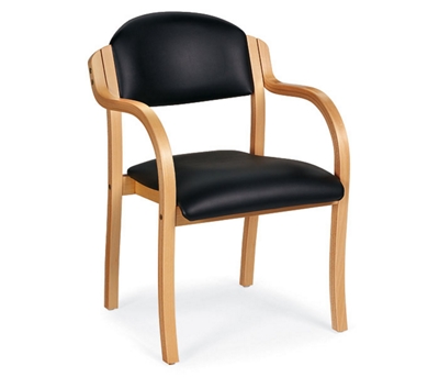 Vinyl Guest Chair with Arms