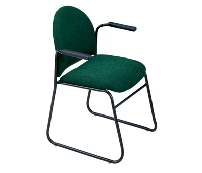 Sled Base Stack Chair with Arms