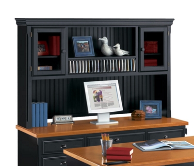 Distressed Black Hutch, 15225