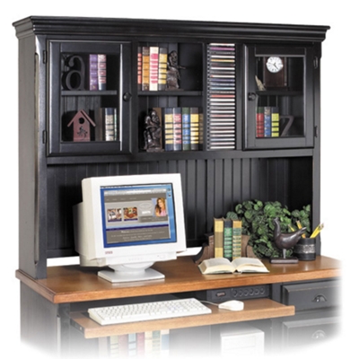 Storage Hutch with CD Rack and Glass Doors, 15239