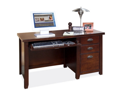 Cherry Single Pedestal Desk, 15662
