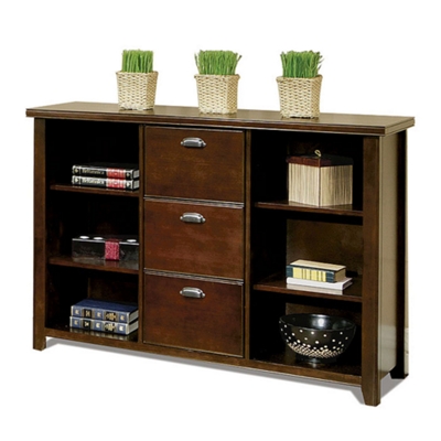 Three-Drawer File with Bookcase, 15753