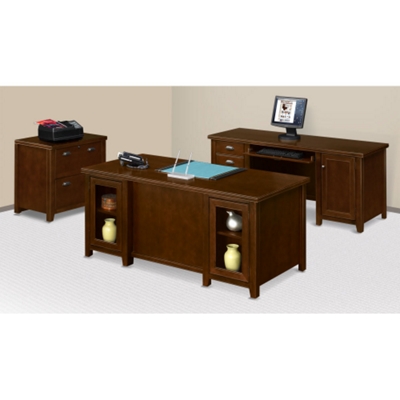 Executive Desk shown in room scene