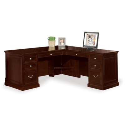 Fulton Compact L-Desk with Right Return, 15987