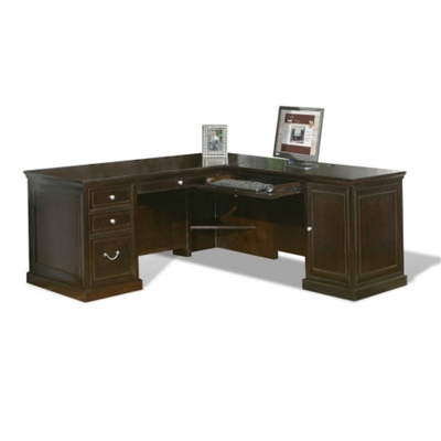 Fulton Compact L-Desk with Right Return, 15987