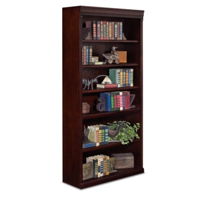 Huntington Cherry Six Shelf Bookcase, 32554