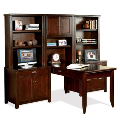 Cherry Peninsula Wall with Writing Desk, 86089