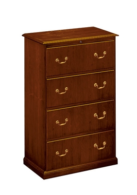 Traditional Four Drawer Lateral File, 10595
