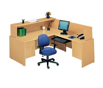Reception L-Desk with Right Return