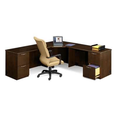 Executive Chair shown with Corner Desk
