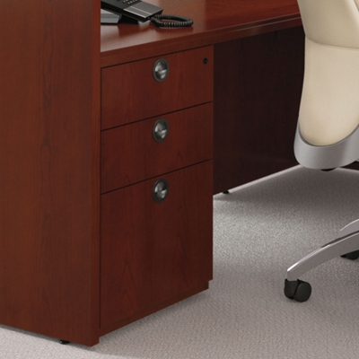 All drawers are locking and have full extension steel ball bearing slides for long-lasting use