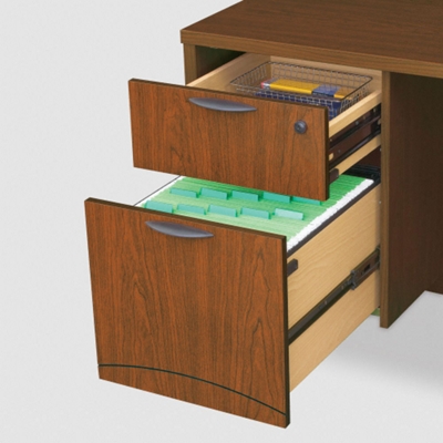 Pedestal Drawers Open