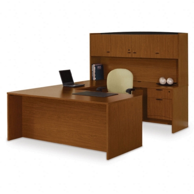 U-Desk with Right Bridge
