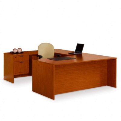 U-Desk with Left Bridge, 15865
