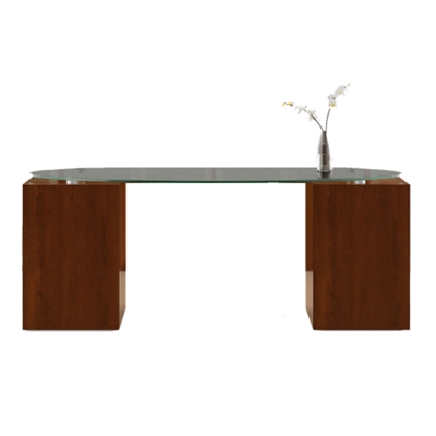 Executive Desk with Glass Top, 15874