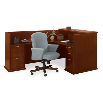 Reception L-Desk with Left Return