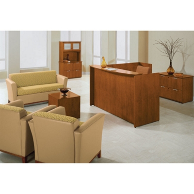 Reception Desk shown in room scene