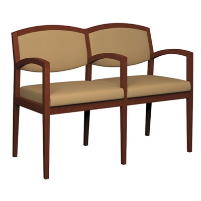 Two Seater with Center Arm