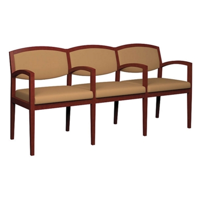 Three Seater with Center Arms