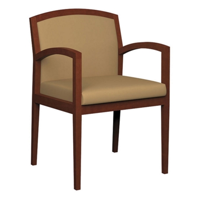 Wood Arm Guest Chair