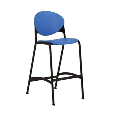 Cinch Armless Stool with Black Frame, 50827