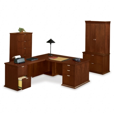 L-Desk with Left Return Set, 86131