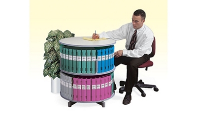 Binder Carousel with 3 Tiers
