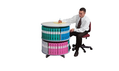Binder Carousel with 2 Tiers, 31442