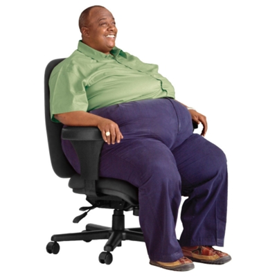 Steel-Reinforced shell and heavy duty pneumatic lift allow this chair to support up to 500 lbs.