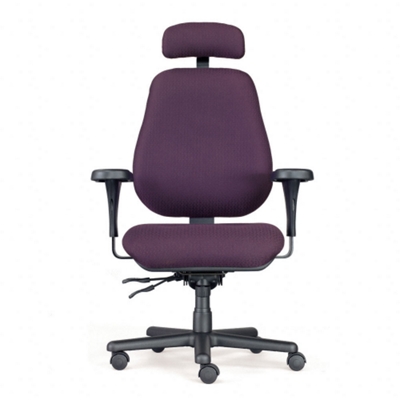Front View of Chair and Headrest