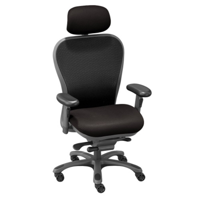 CXO High-Back Mesh Chair with Headrest, 56745