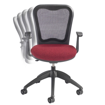 Memory height available in chair. Chair returns to starting position after occupant  has left the chair.