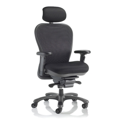 CXO Mid-Back Mesh Chair with Headrest, 56745