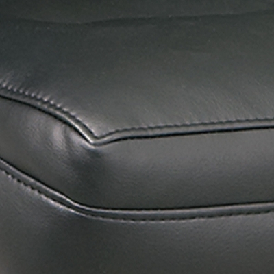 Close-up of seat detail.