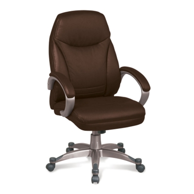 High-Back Faux Leather Chair, 50652
