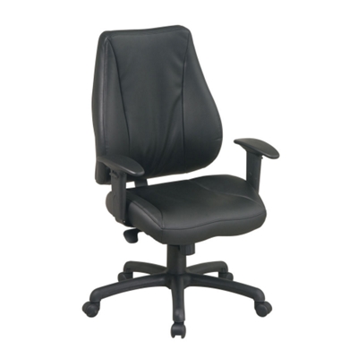 Mid-Back Leather Chair, 56719