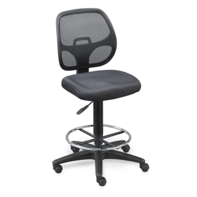 Mesh Back Stool with Fabric Seat, 56805