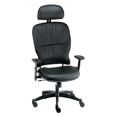 High-Back Leather Chair, 56843