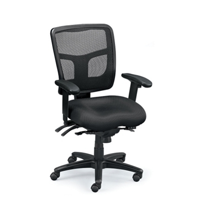 Mid-Back Mesh Chair with Seat Slider, 56849