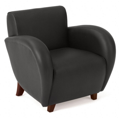 Curve Eco Leather Lounge Chair