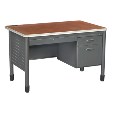 47" Single Pedestal Desk, 11318