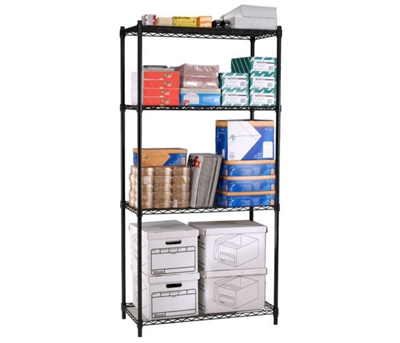 Storage Unit with 4 Wire Shelves, 31493G