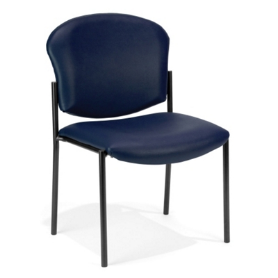 Anti Microbial Vinyl Armless Stack Chair, 51350
