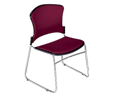 Armless Fabric Stack Chair, 44180G