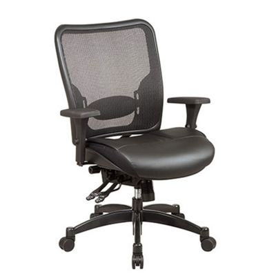 Matrex Mesh Back Leather Chair, 56563