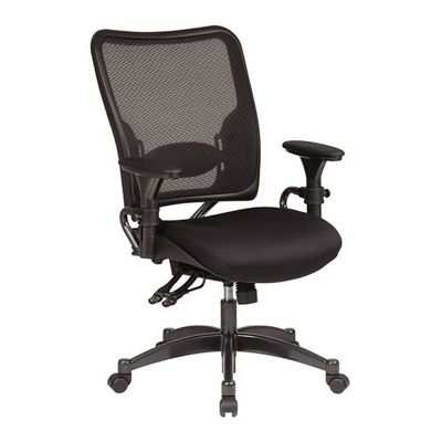 Ergonomic Chair with AirGrid Mesh Back and Fabric Seat, 56481