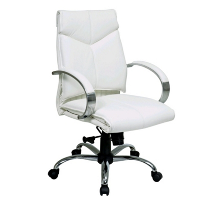 Mid Back Leather Manager's Chair, 50965