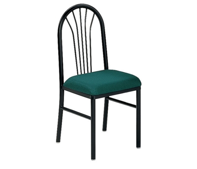 Fabric Upholstered Round-Back Breakroom Chair