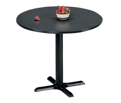 Round Breakroom Table with X-Base - 42 Diameter